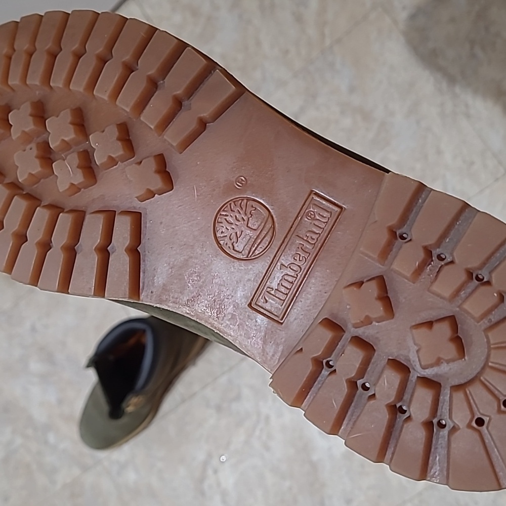 Men's Olive Green Timberland Boots - Picture 5 of 7